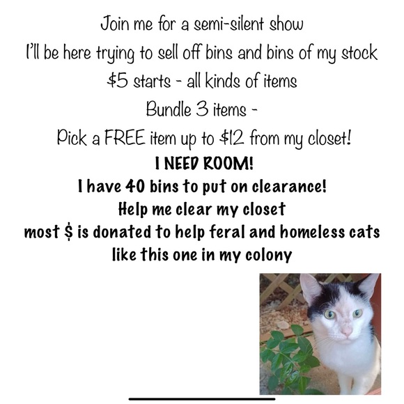 Semi Silent SHOW please share and like to be notified $5 Starts Free Item - Picture 2 of 2